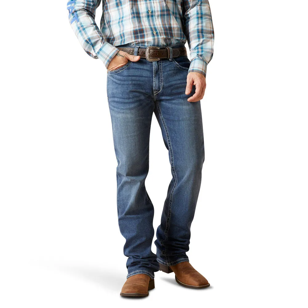 10042210 Ariat Men's M4 Hugo Relaxed Fit Boot Cut Jeans - Bannock