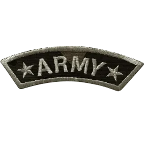 ARMY Patch Iron Sew On Jacket Bag Cap Clothes Stars Camouflage Embroidered Badge