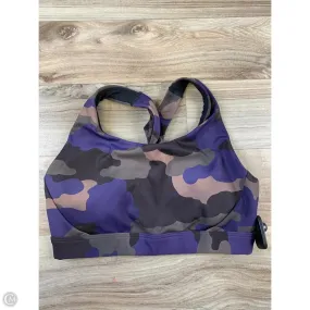 Athletic Bra By Athleta In Camouflage Print, Size: S