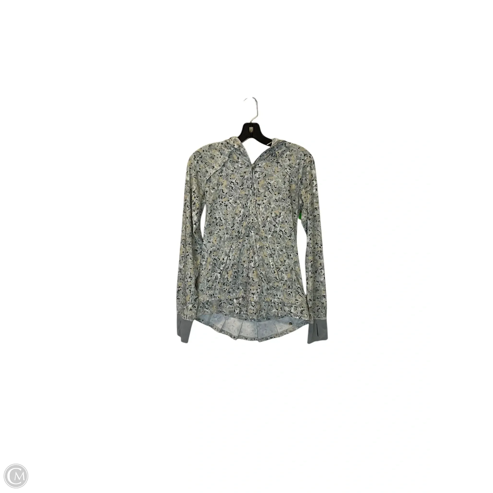 Athletic Jacket By Lululemon In Camouflage Print, Size: 4