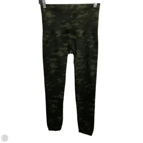 Athletic Leggings By Spanx In Camouflage Print, Size: 1x