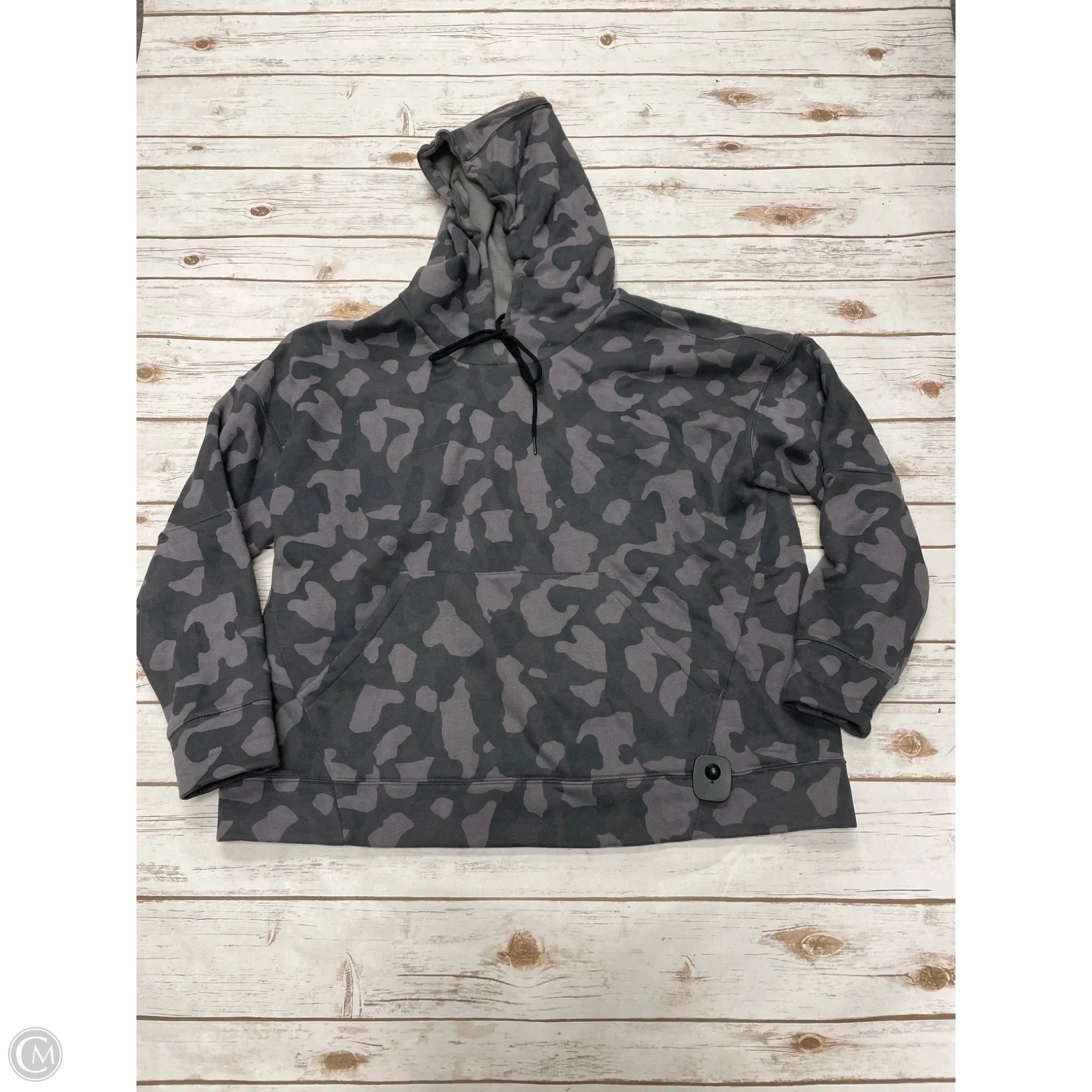 Athletic Sweatshirt Hoodie By Zella In Camouflage Print, Size: Xxl