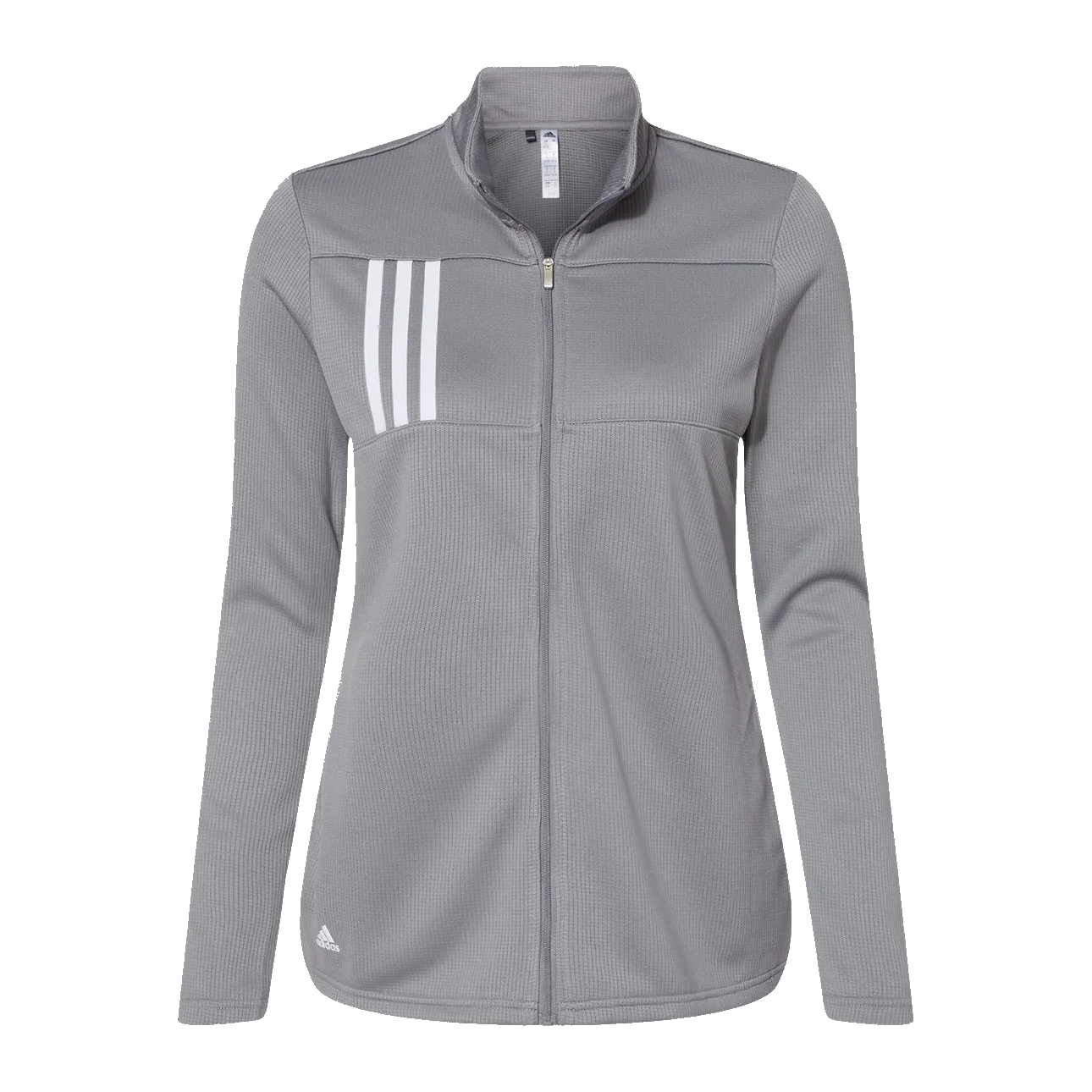 B2080W Ladies 3 Stripes Double Knit Full Zip Jacket