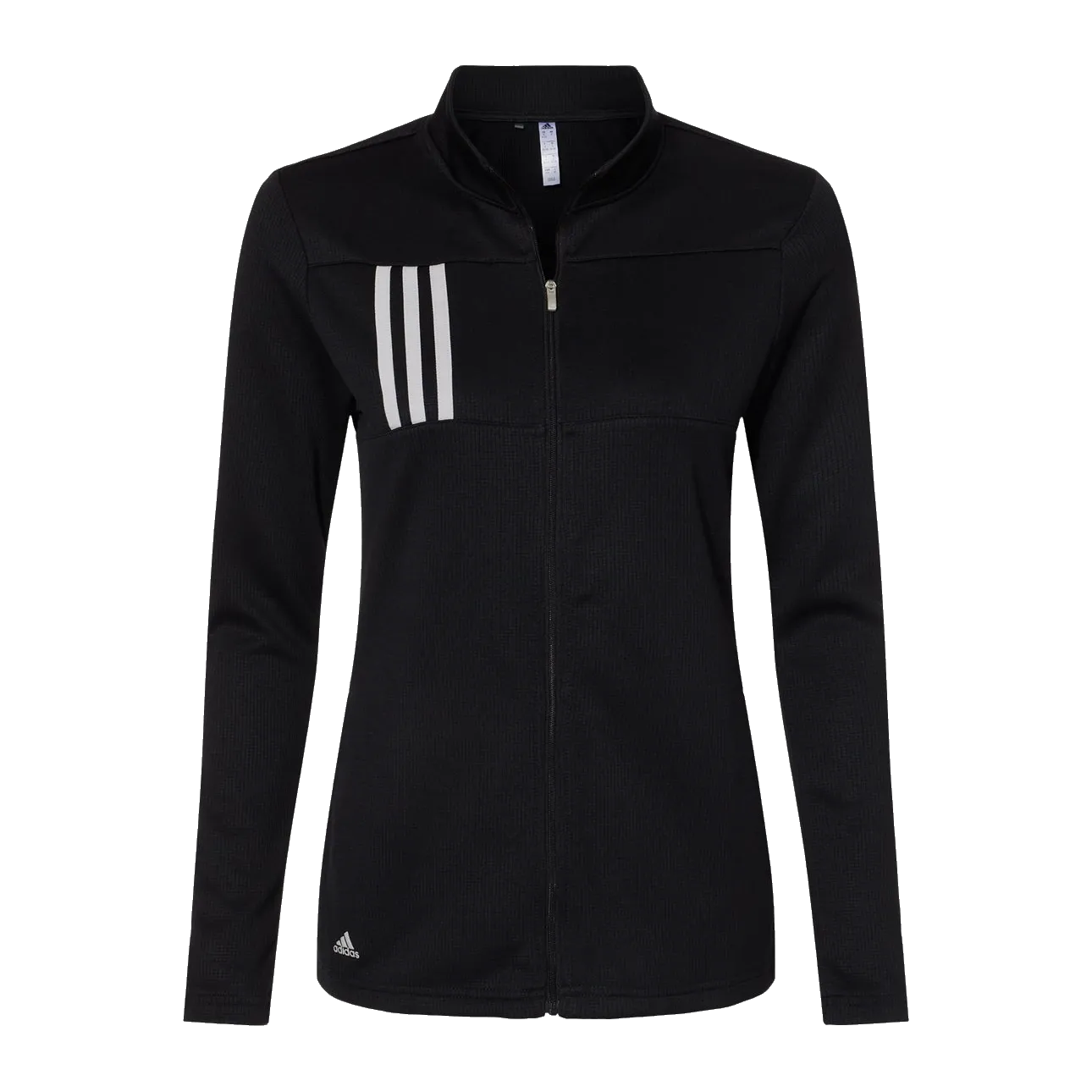 B2080W Ladies 3 Stripes Double Knit Full Zip Jacket