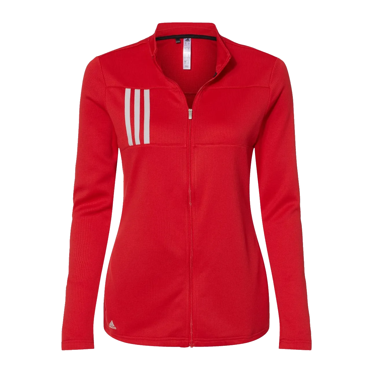 B2080W Ladies 3 Stripes Double Knit Full Zip Jacket