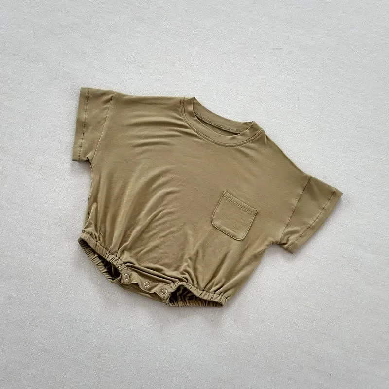 Baby Solid Color Comfort Pocket Bodysuit