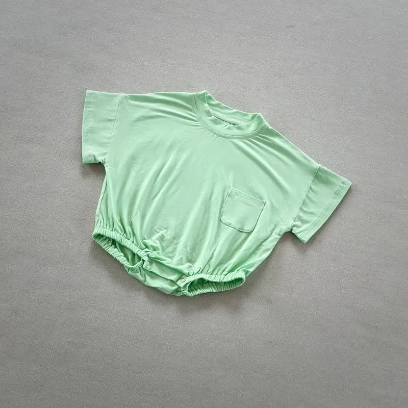 Baby Solid Color Comfort Pocket Bodysuit
