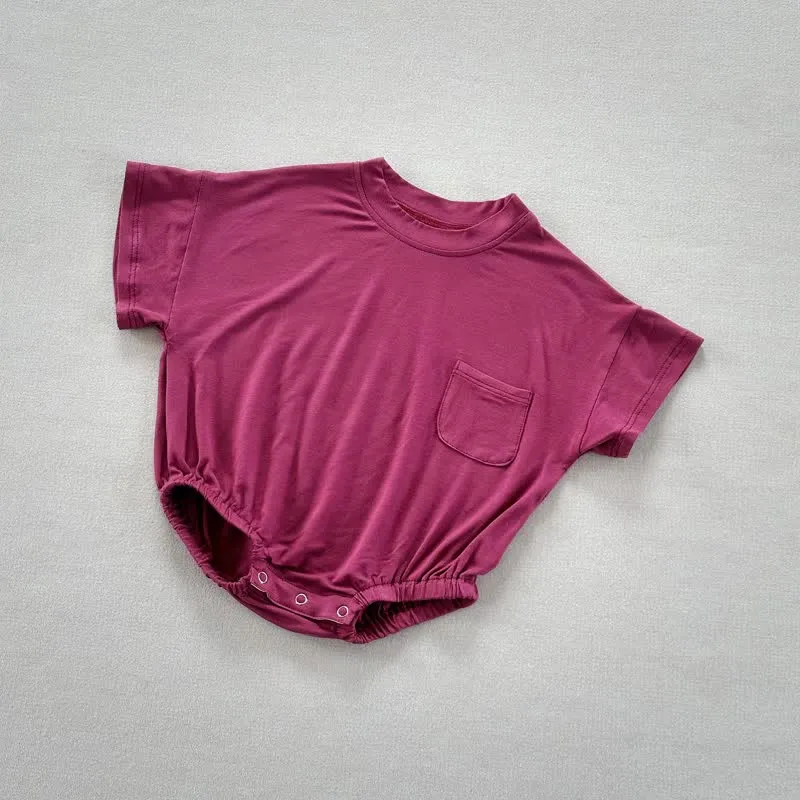 Baby Solid Color Comfort Pocket Bodysuit