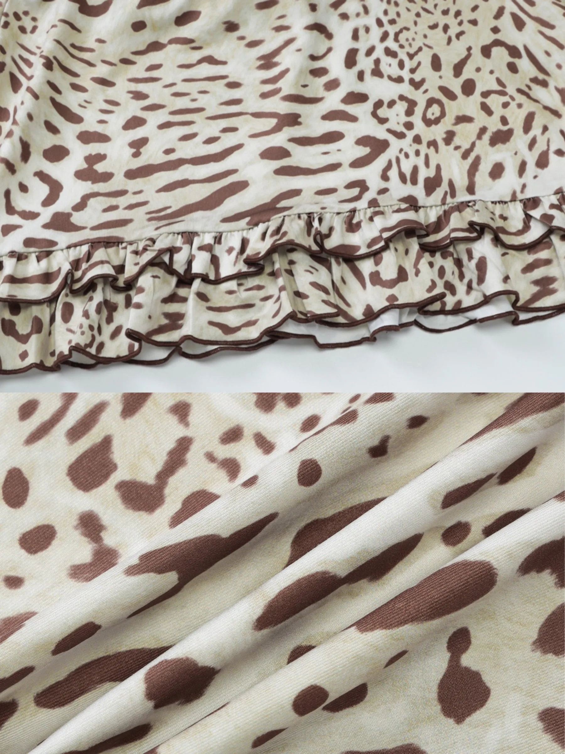 Bailee Leopard Print Skirt Set