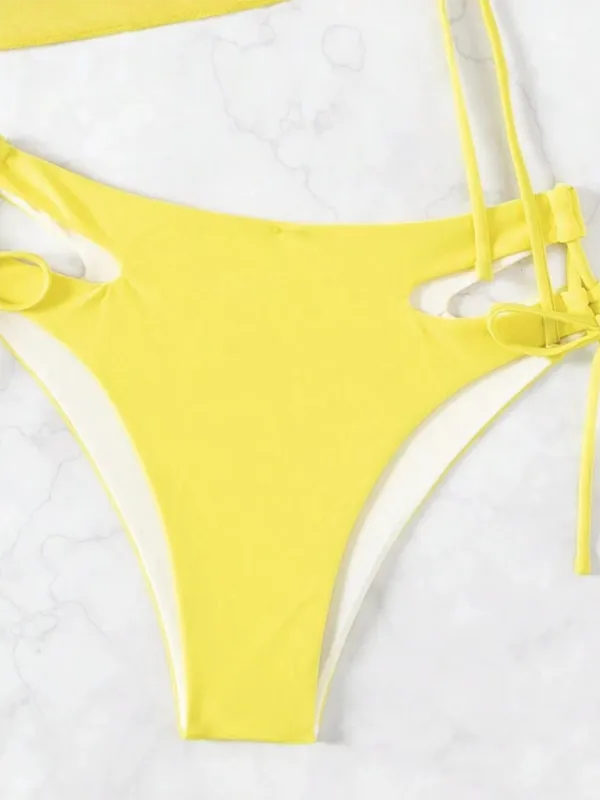 Beachwear Three-Piece Bikini Set Swimwear