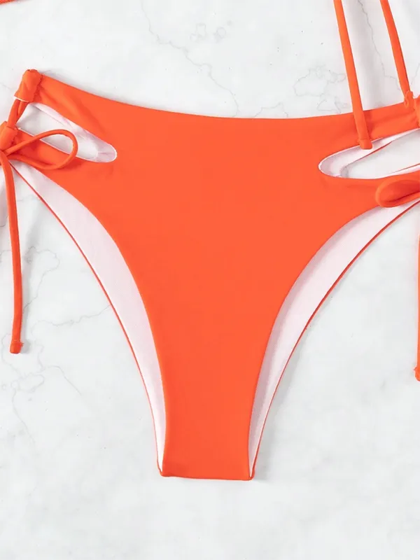 Beachwear Three-Piece Bikini Set Swimwear