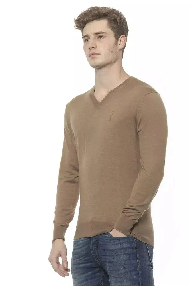 Billionaire Italian Couture Beige Cashmere Sweater