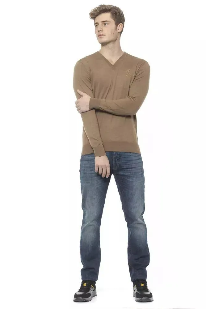Billionaire Italian Couture Beige Cashmere Sweater
