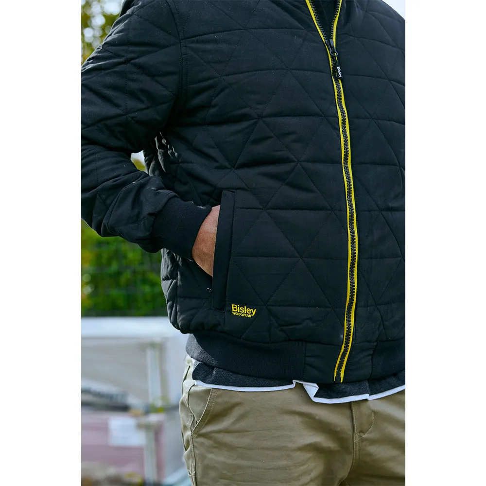 Bisley  BOMBER JACKET QUILTED SHERPA LINED