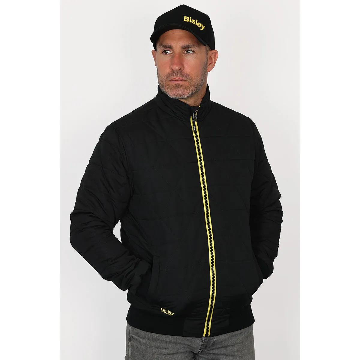 Bisley  BOMBER JACKET QUILTED SHERPA LINED