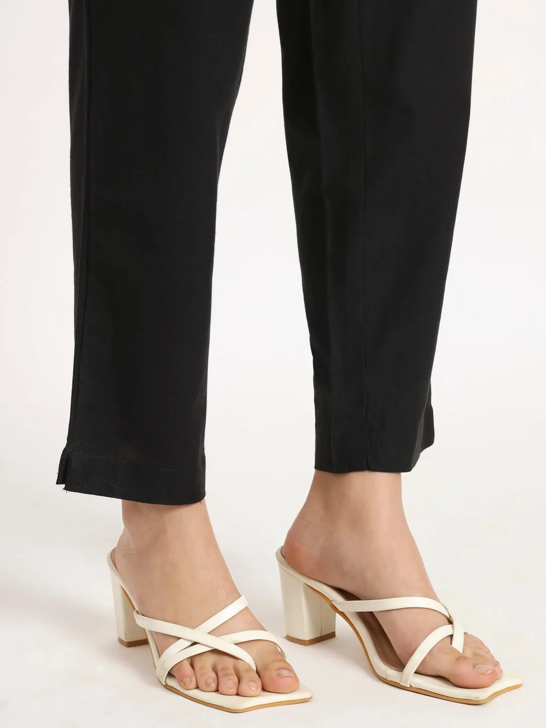 BLACK Cotton Pants