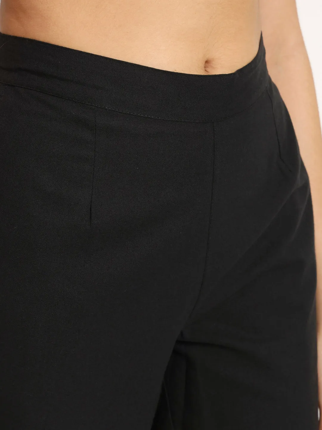 BLACK Cotton Pants