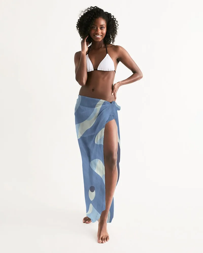 Blue Maniac Camouflage Swim Cover Up