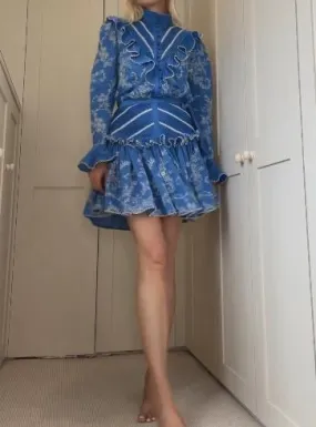 Blue Vintage Print Set