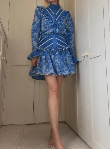Blue Vintage Print Set