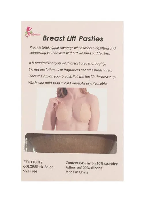 Breast Lift Pasties-Nude