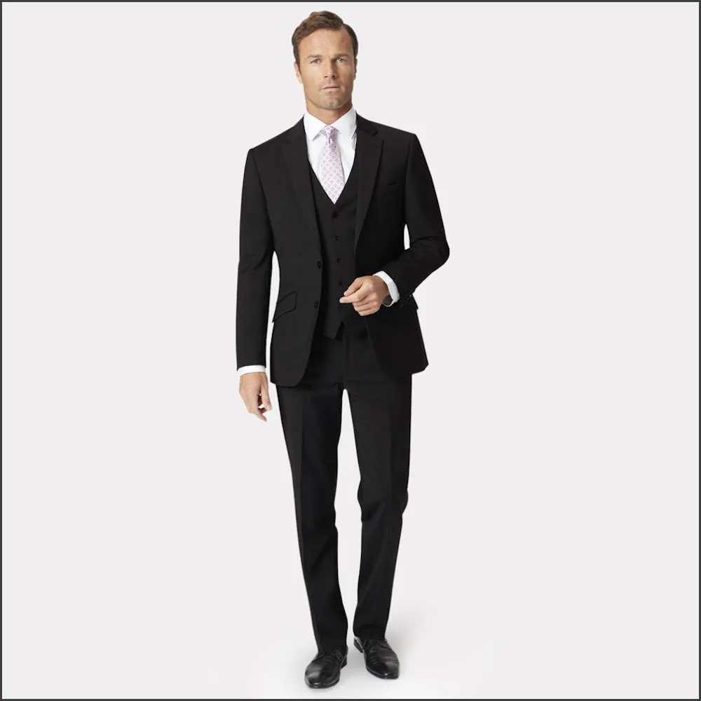 Brook Taverner Avalino Black 2 Piece Suit==