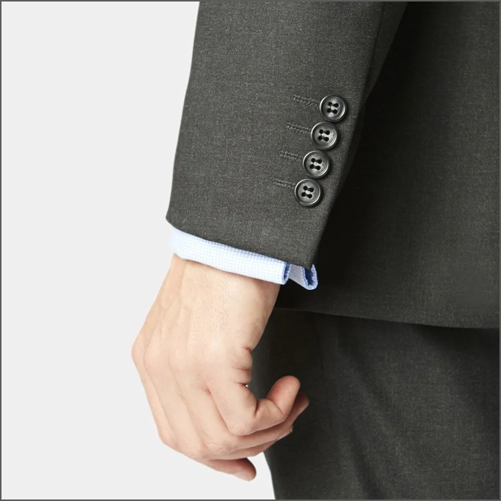 Brook Taverner Dijon Charcoal Suit==
