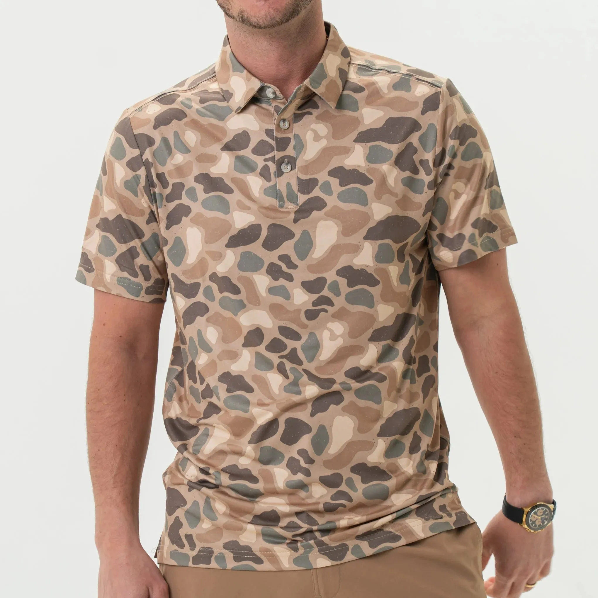 Burlebo Pintail Camo Performance Polo