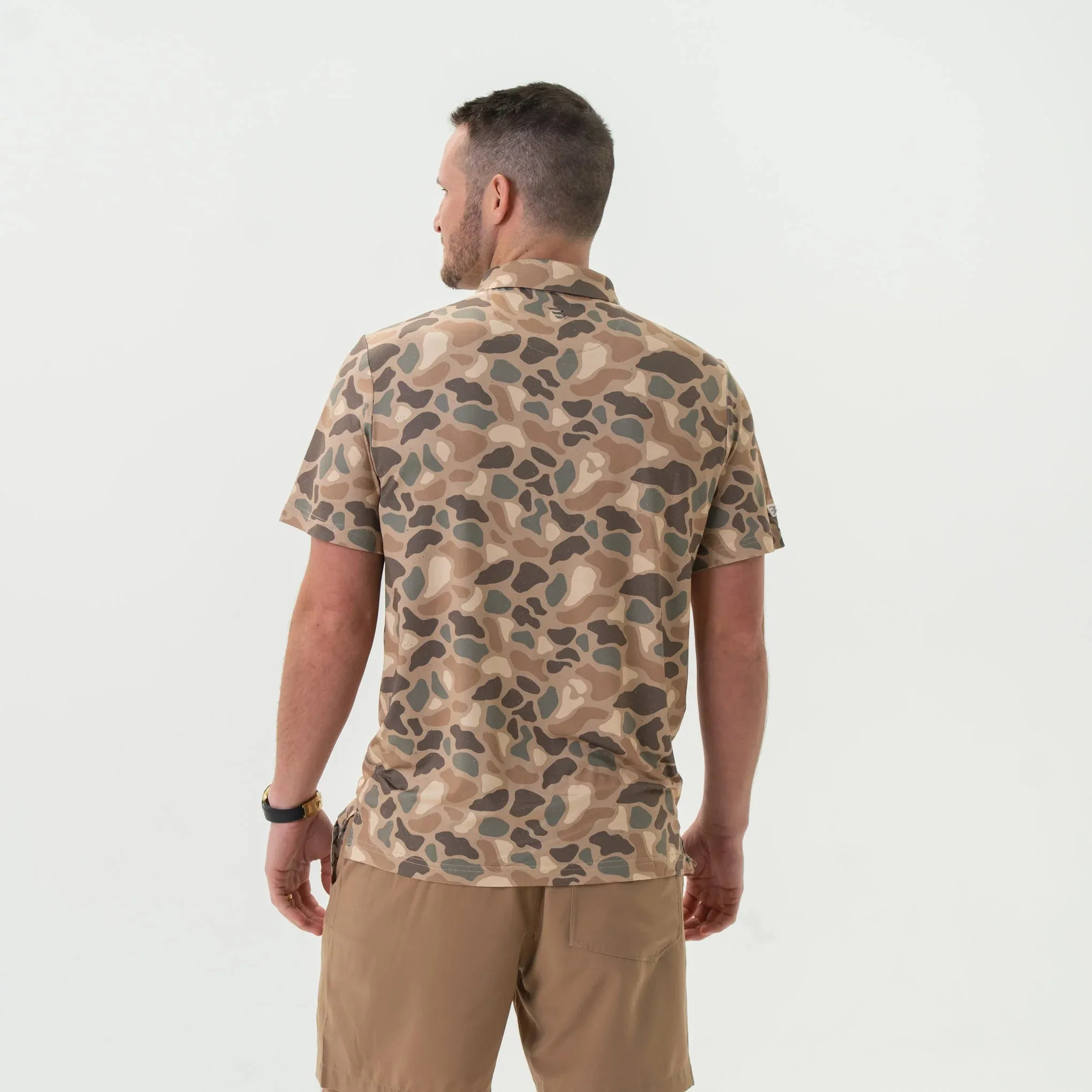Burlebo Pintail Camo Performance Polo