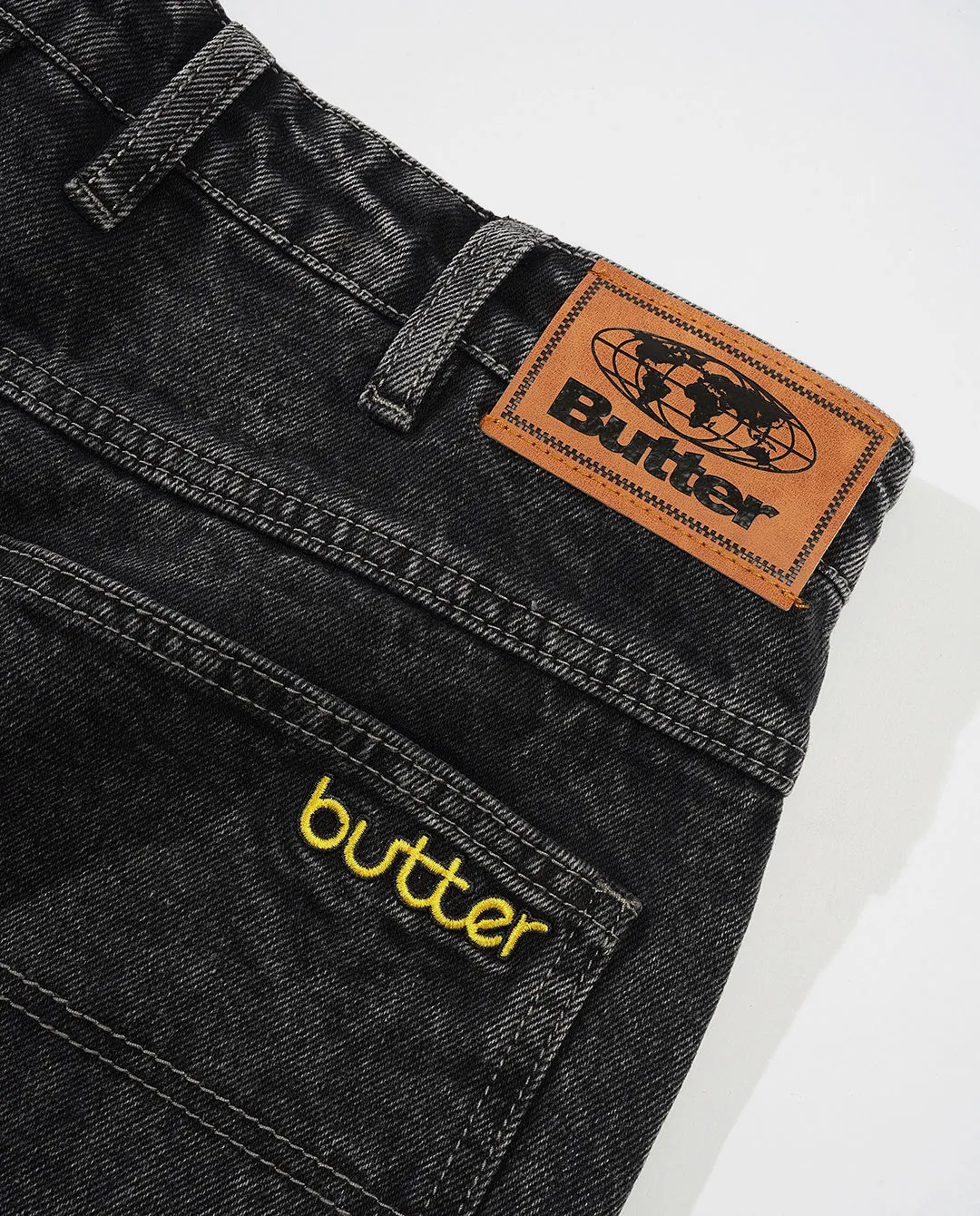 Butter Goods - Alpine Denim Jeans - Distressed Black