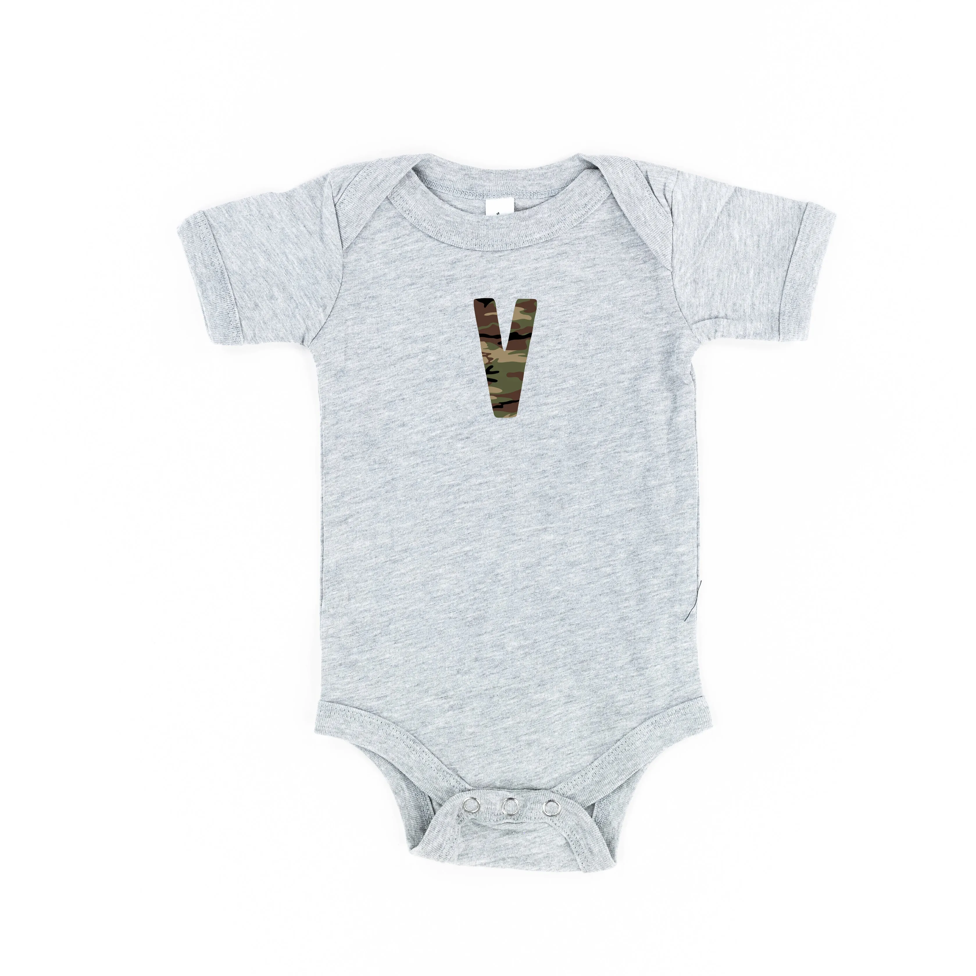 CAMO INITIAL TEE - Short Sleeve Child Shirt