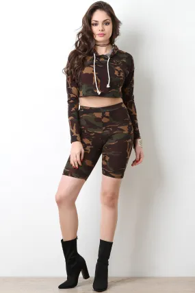 Camouflage Legging Shorts