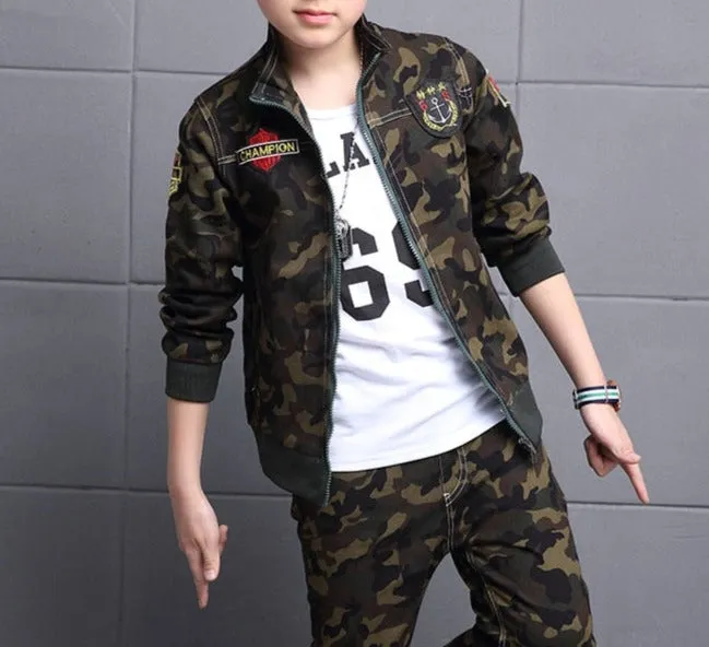 Camouflage Long-sleeve   Pants