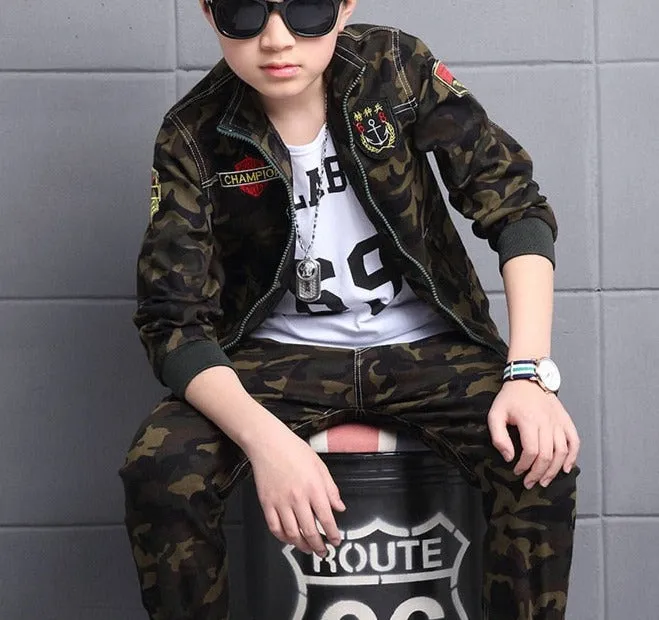 Camouflage Long-sleeve   Pants