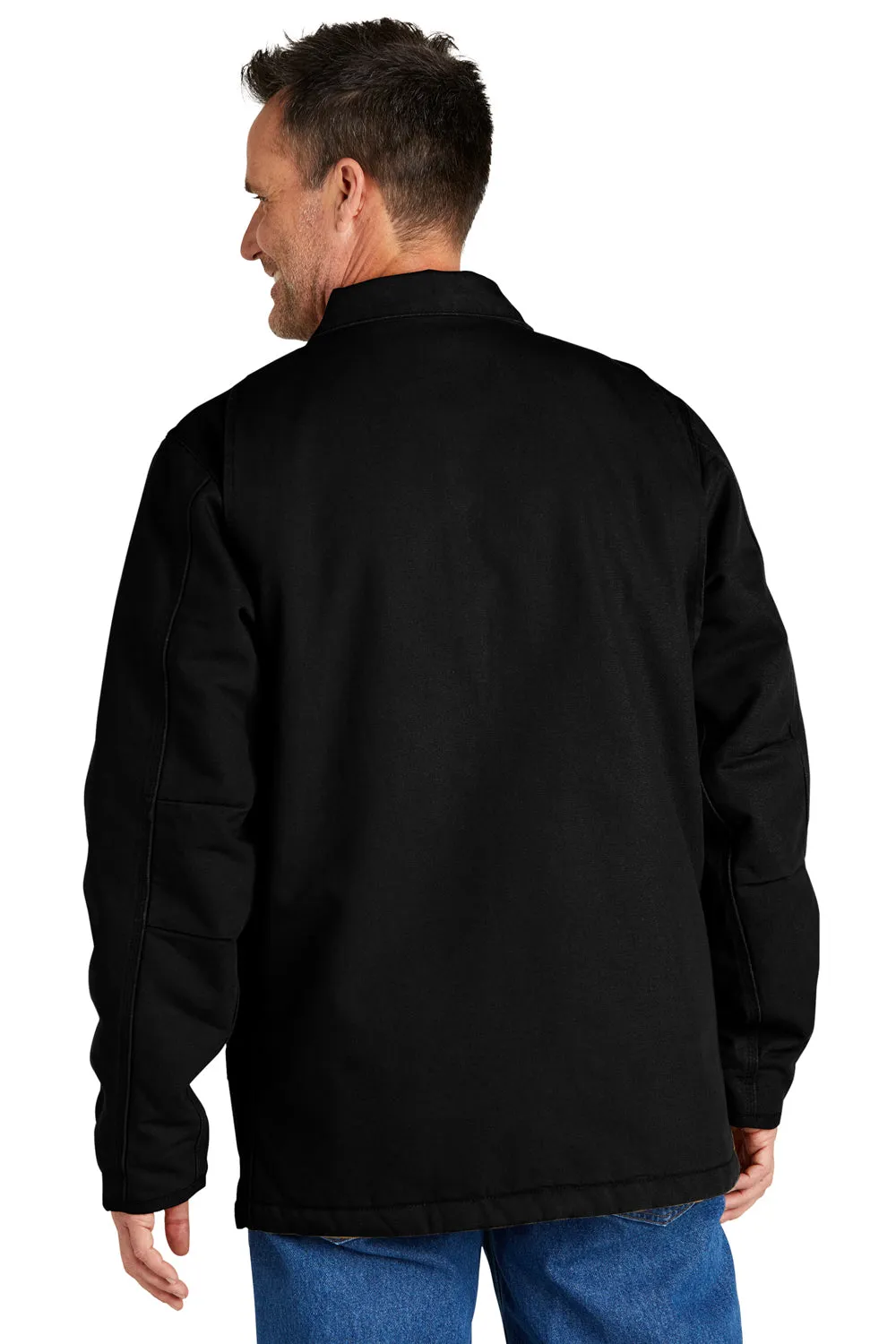 Carhartt Mens Sherpa Lined Full Zip Jacket - Black