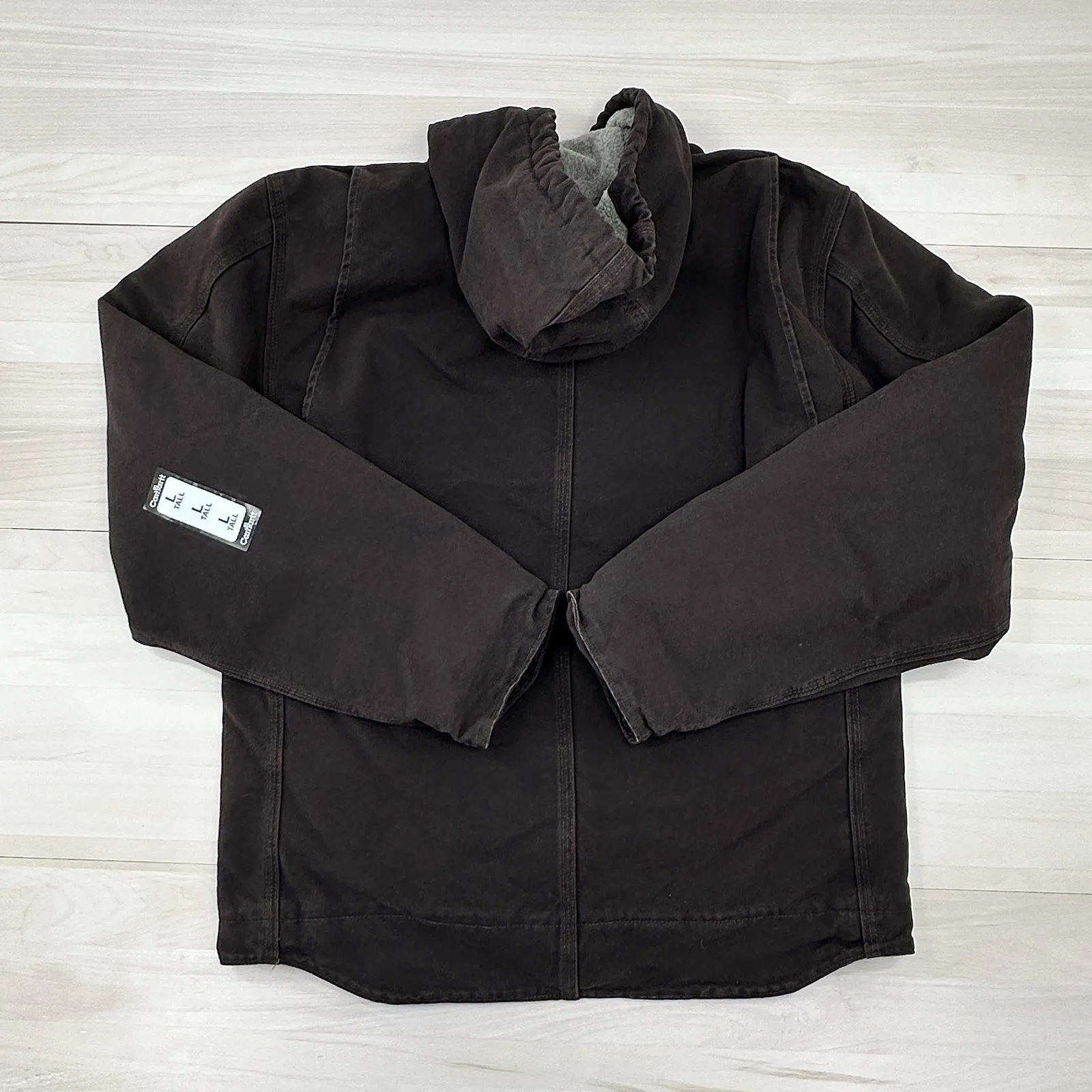 Carhartt Sherpa-Lined Sandstone Duck Jacket