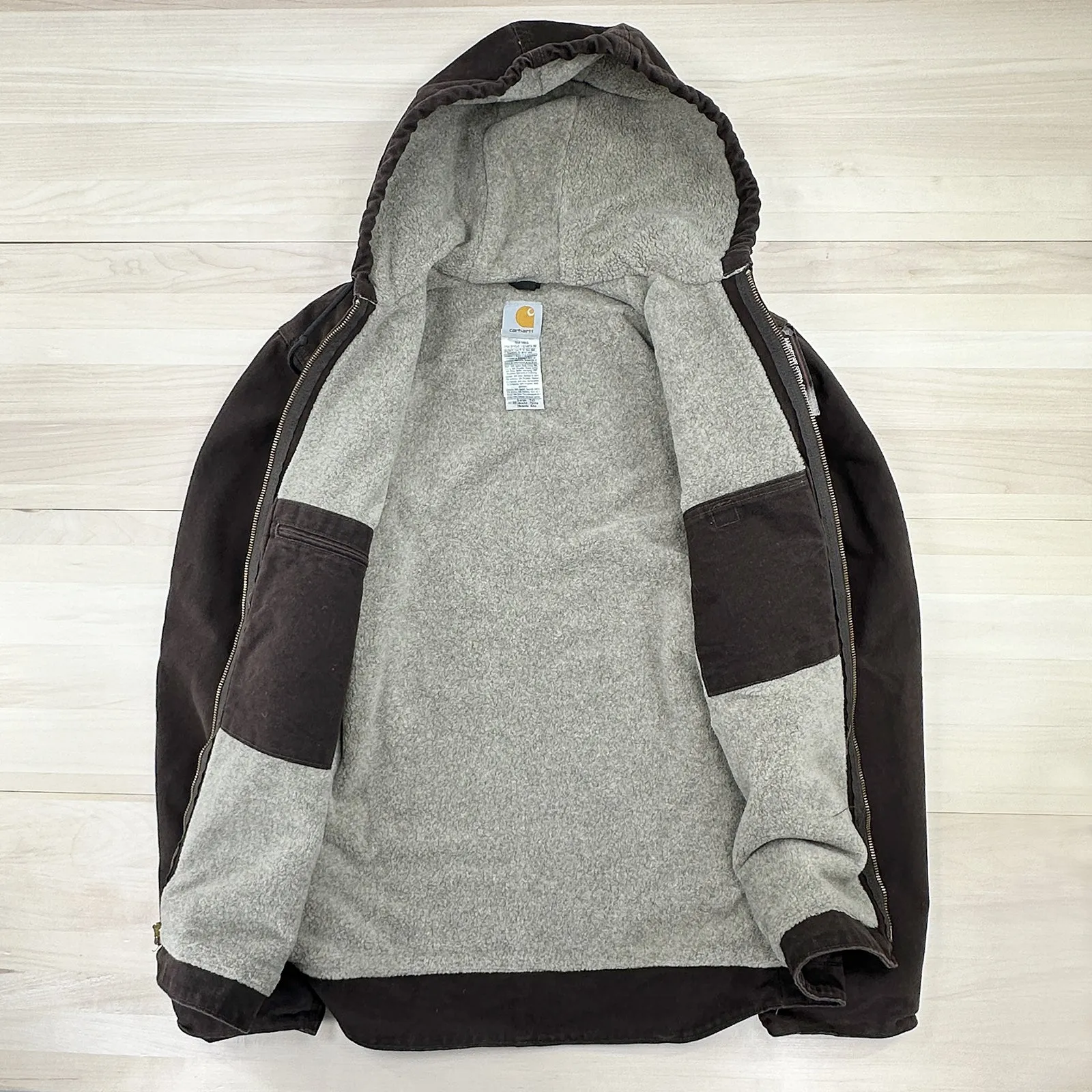 Carhartt Sherpa-Lined Sandstone Duck Jacket
