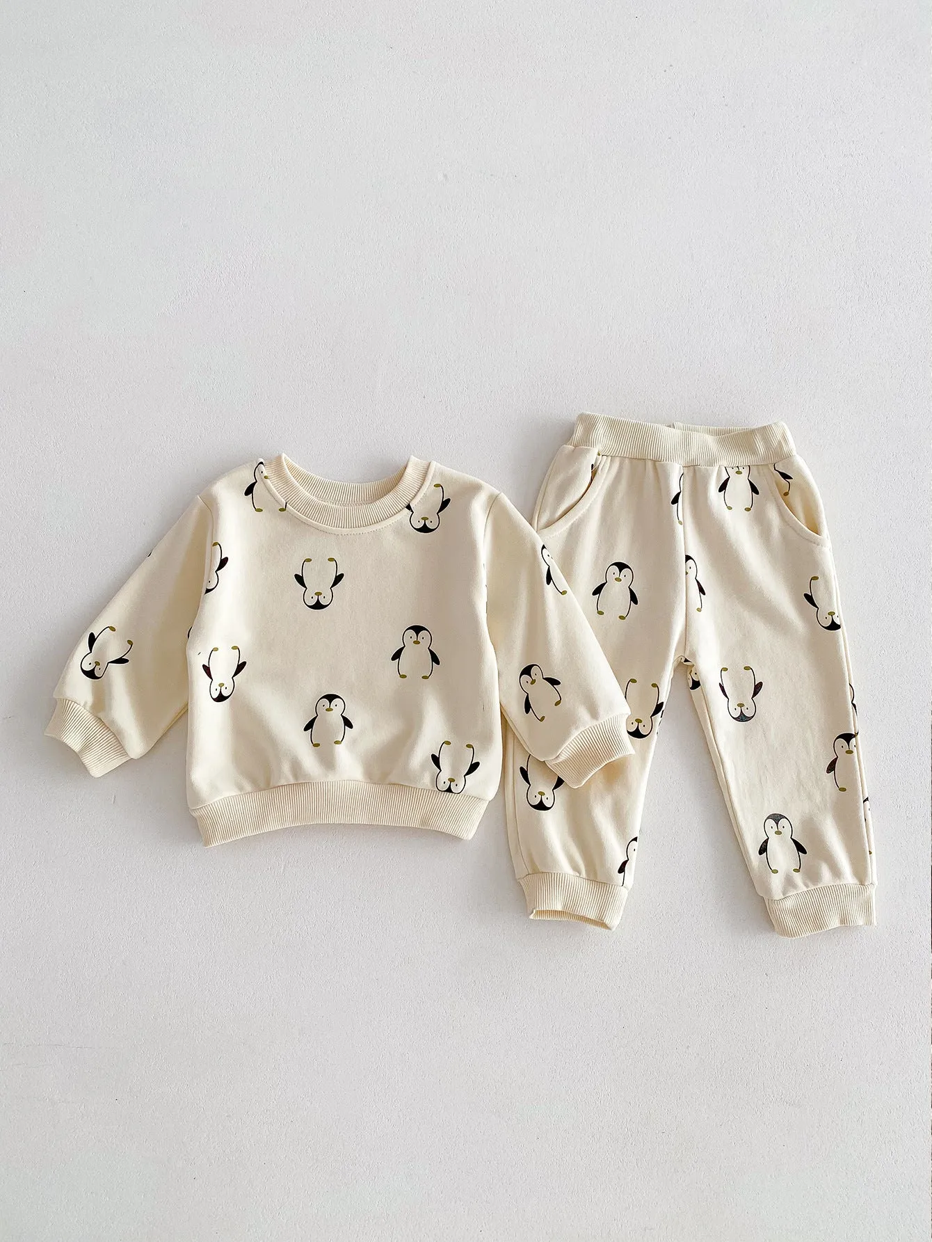 Children's Casual Cartoon Print Sets