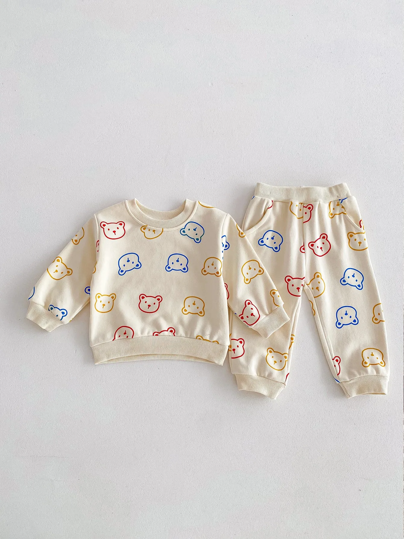Children's Casual Cartoon Print Sets