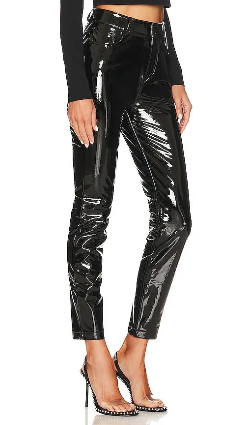 Commando Faux Patent Leather Pant in Black