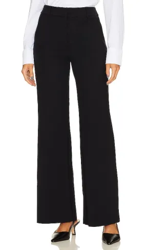 Commando Neoprene CEO Wide Leg Trouser in Black