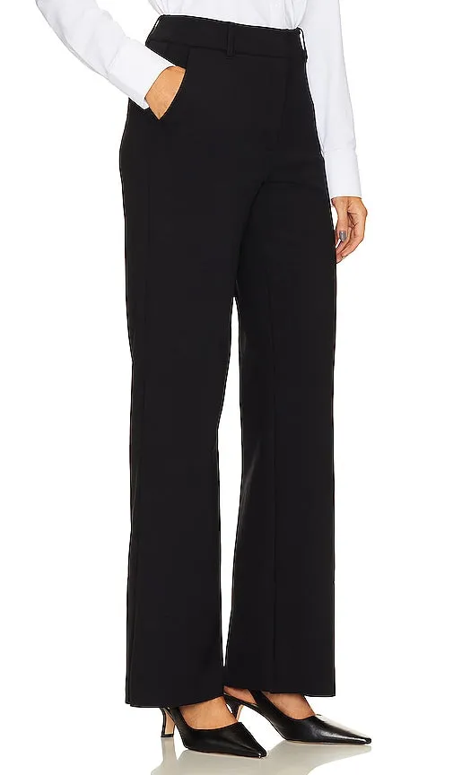 Commando Neoprene CEO Wide Leg Trouser in Black
