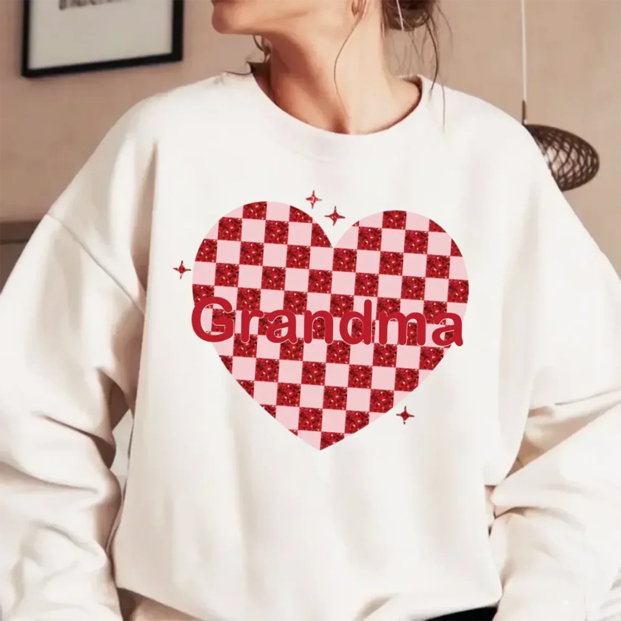 Custom Nana Heart And Kids Valentine Sweatshirt 768336-768358