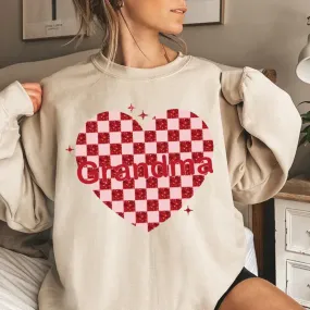 Custom Nana Heart And Kids Valentine Sweatshirt 768336-768358