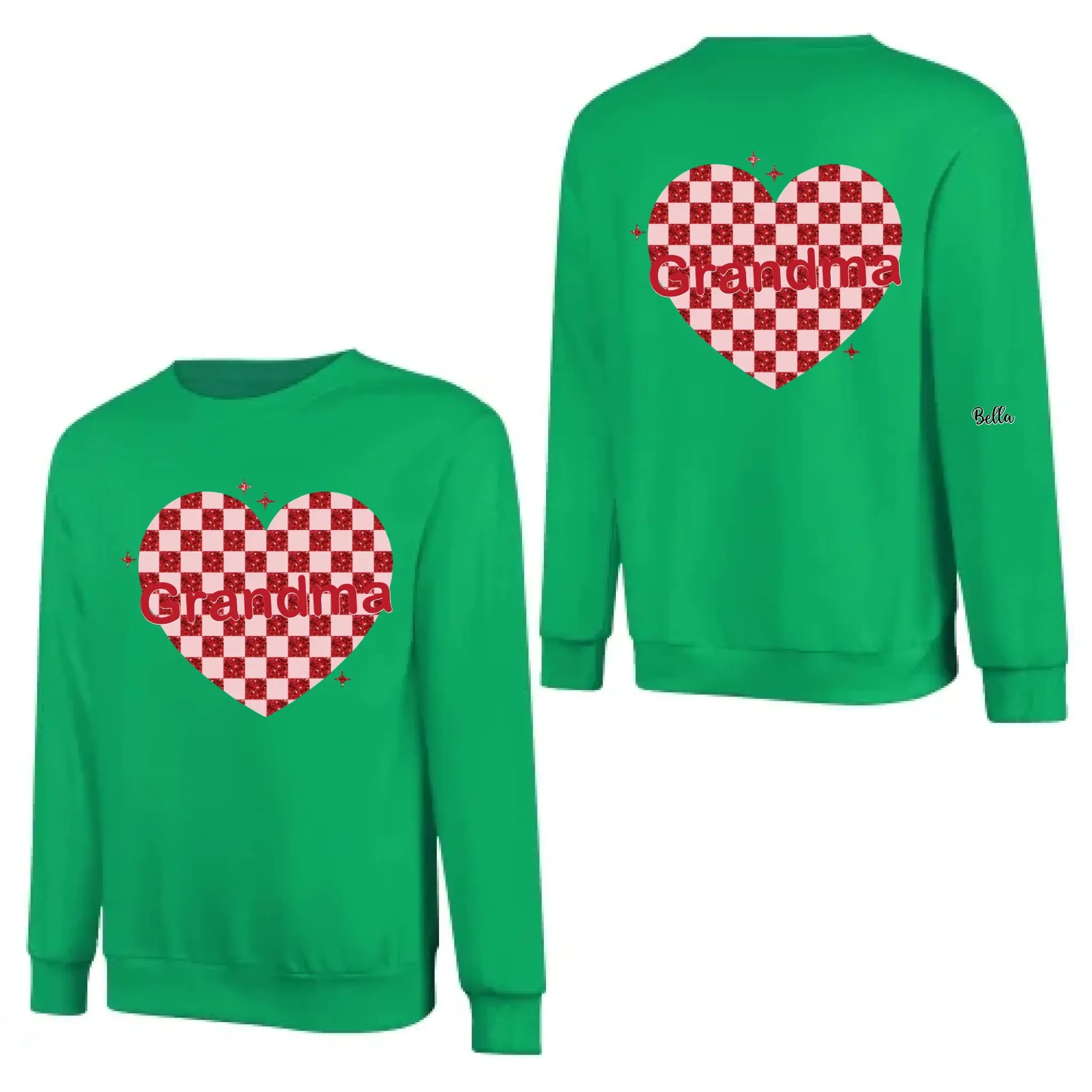 Custom Nana Heart And Kids Valentine Sweatshirt 768336-768358