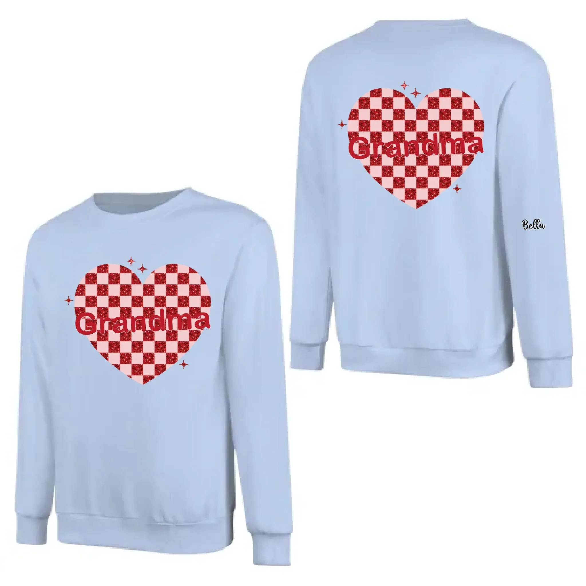 Custom Nana Heart And Kids Valentine Sweatshirt 768336-768358