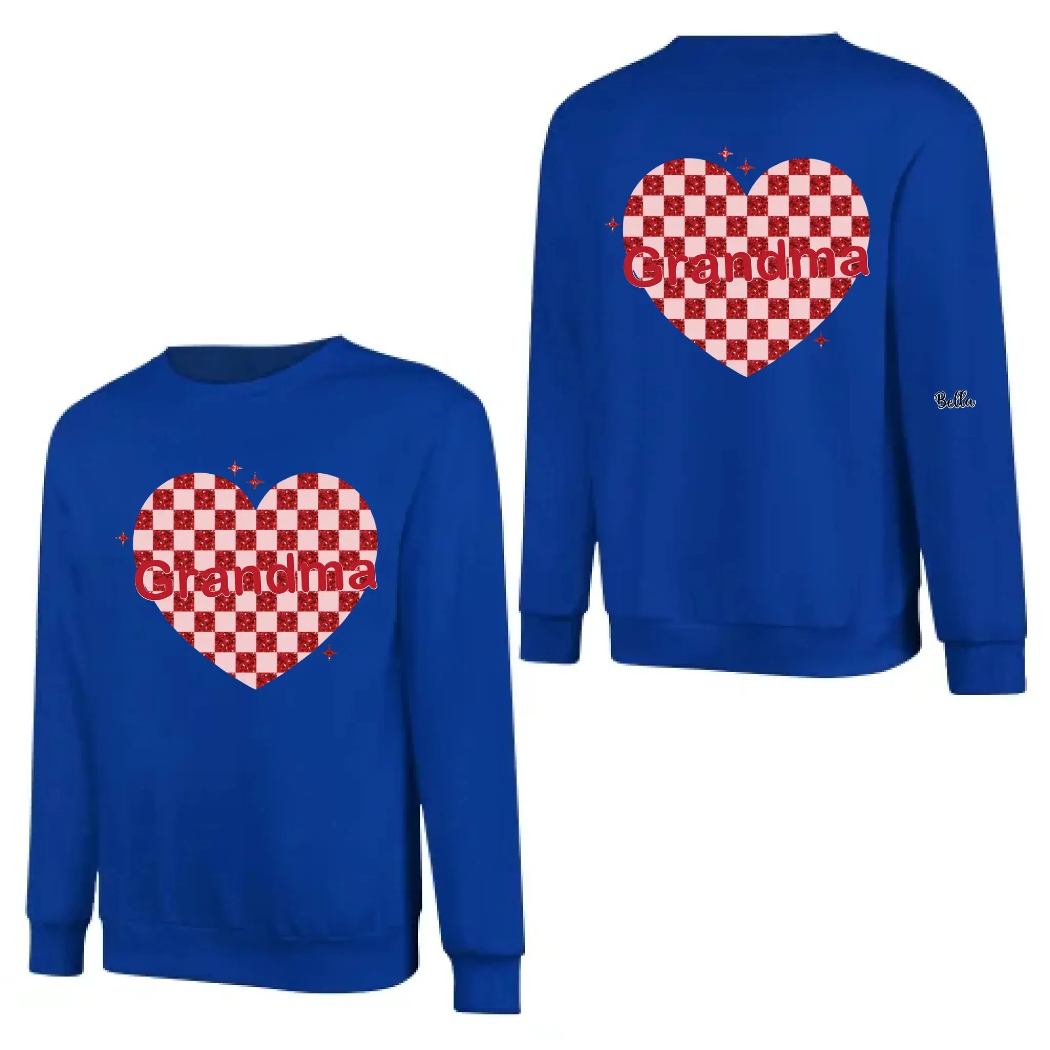 Custom Nana Heart And Kids Valentine Sweatshirt 768336-768358