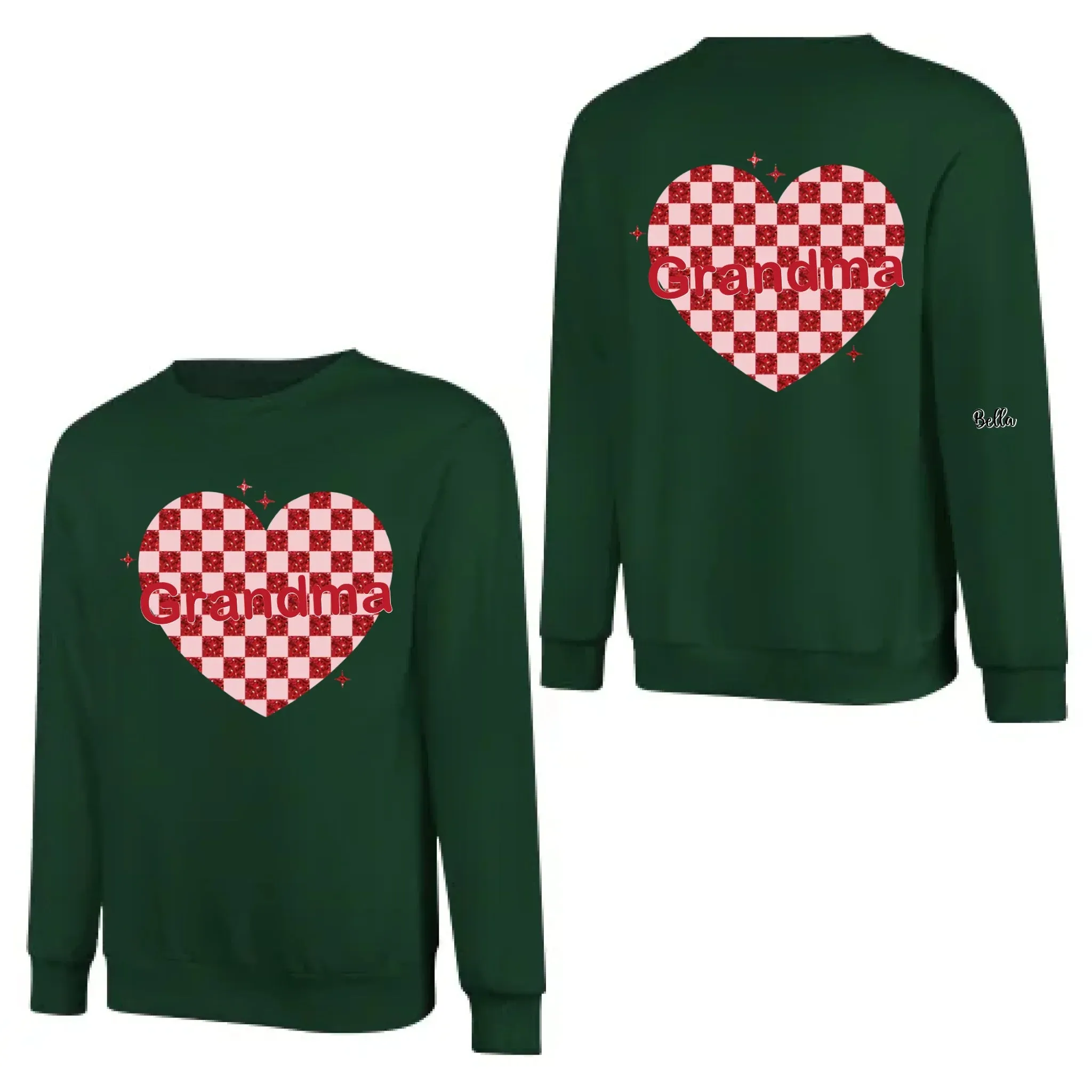 Custom Nana Heart And Kids Valentine Sweatshirt 768336-768358