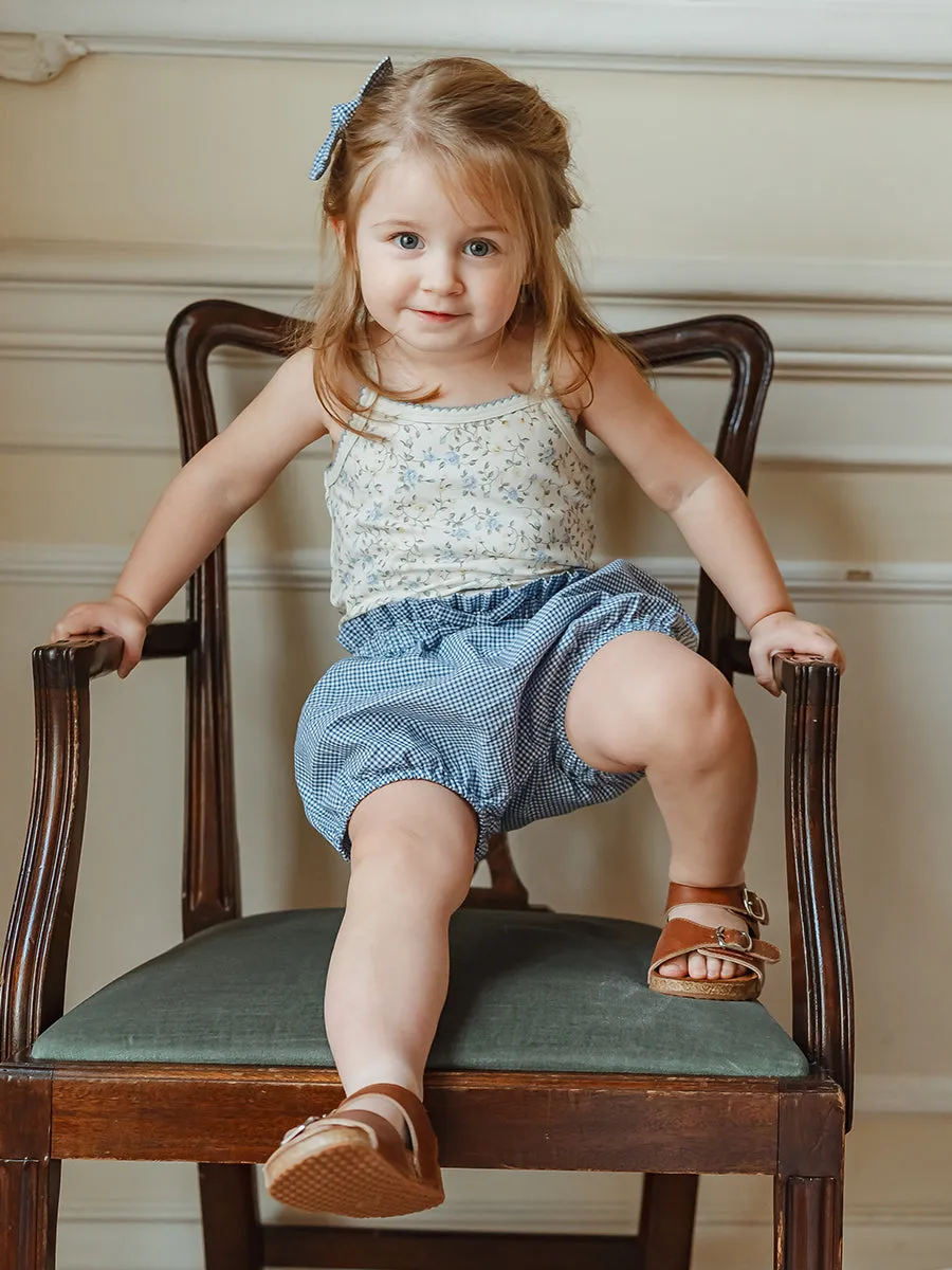 Darcy Bodysuit, Cashmere Blue Florals