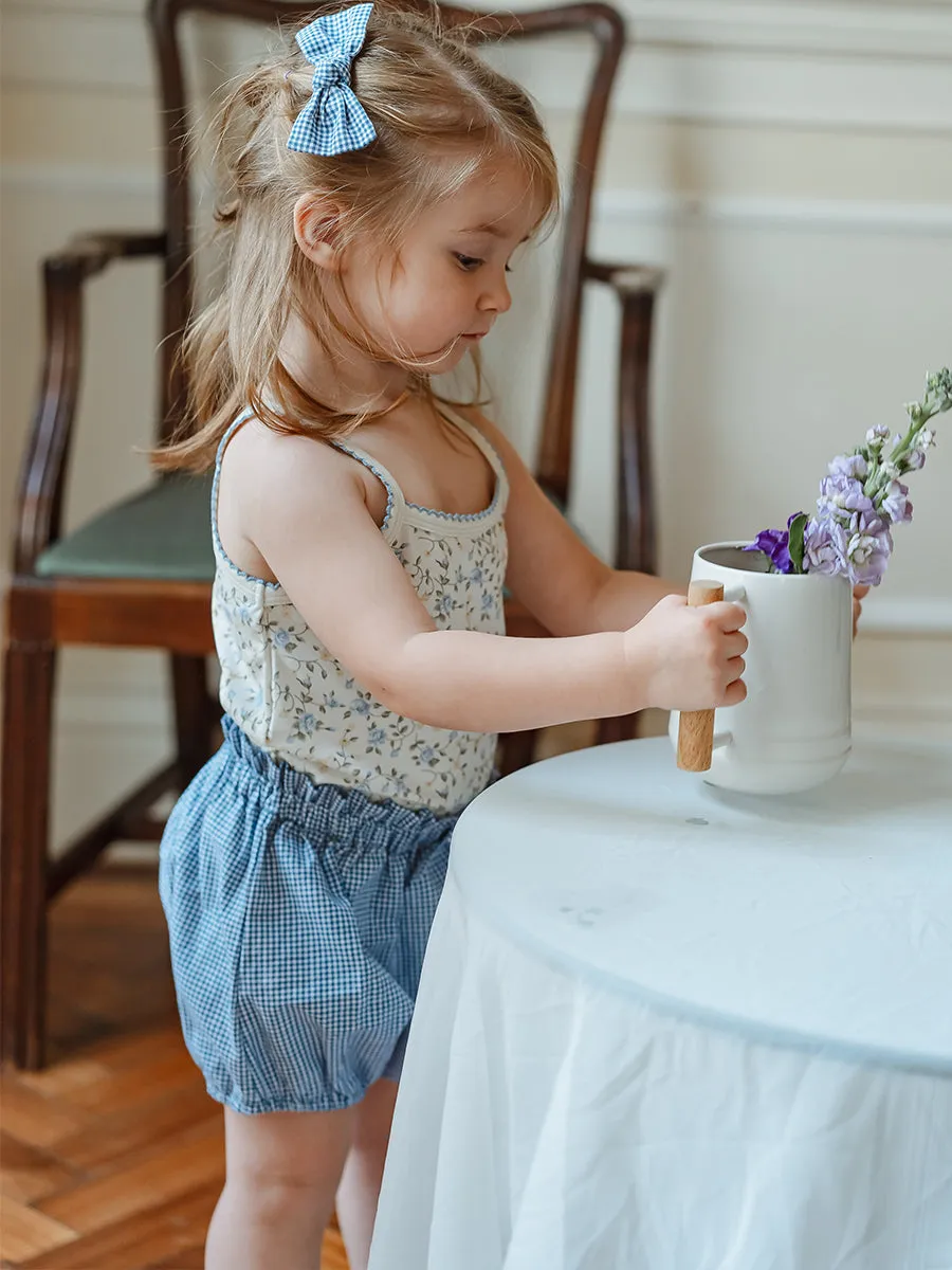Darcy Bodysuit, Cashmere Blue Florals